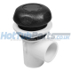 1 inch Waterway On/Off Valve, 5-Scallop, Black