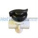Vita Spa 2 Inch Swirl Diverter Valve, Black/Grey